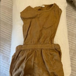 Soor Ploom caramel playsuit